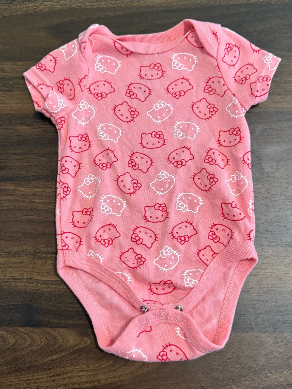 Baby girl hello kitty onesie